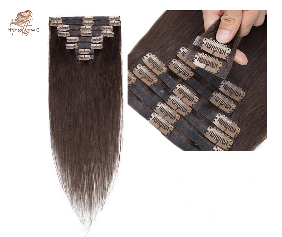 Extensions à Clips Couleurs Unies