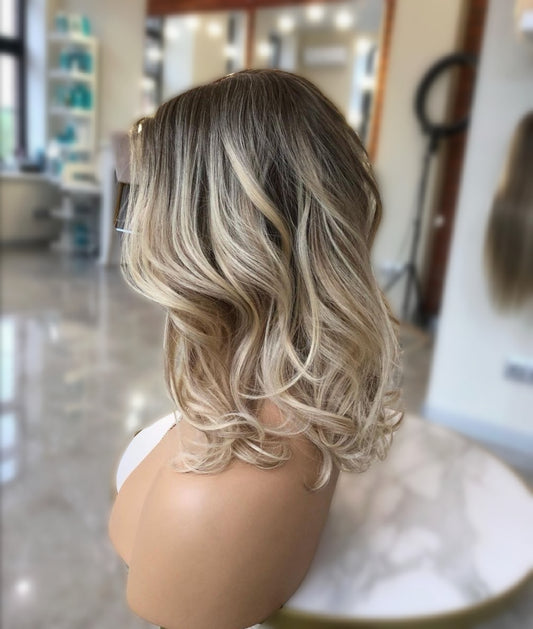 Perruque Blonde Ombré Modèle Nina