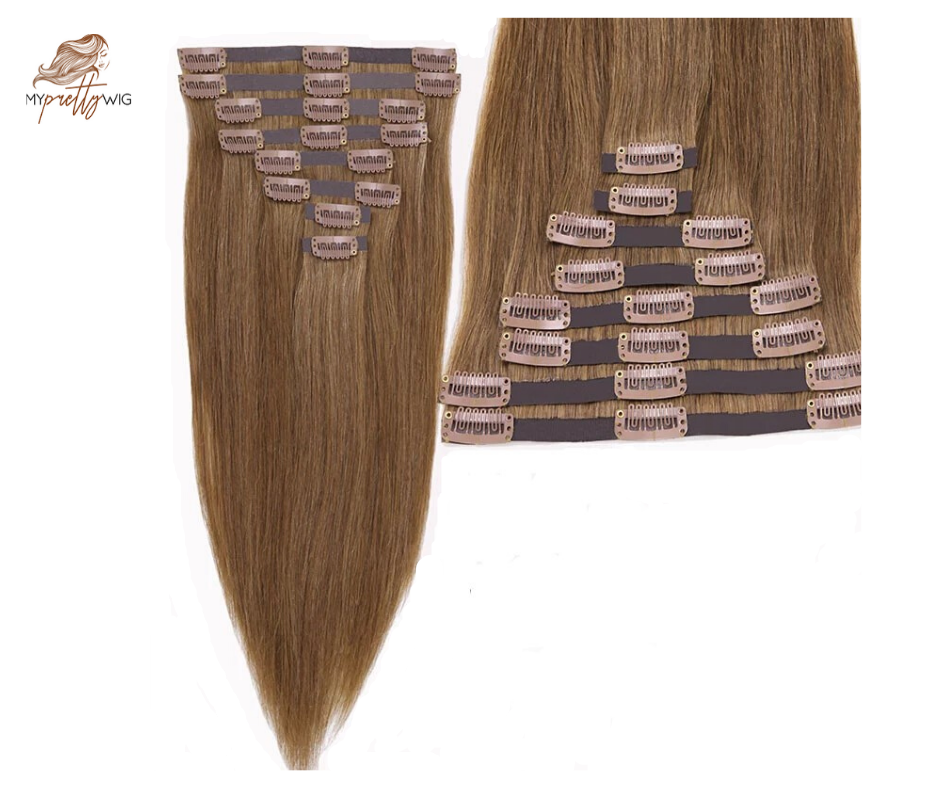 Extensions à Clips Couleurs Unies