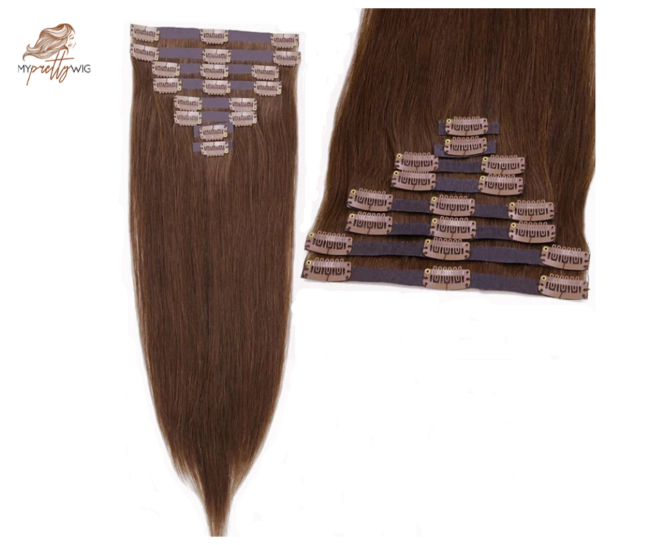 Extensions à Clips Couleurs Unies