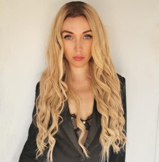 Perruque Blonde Ondulée Modèle Divine
