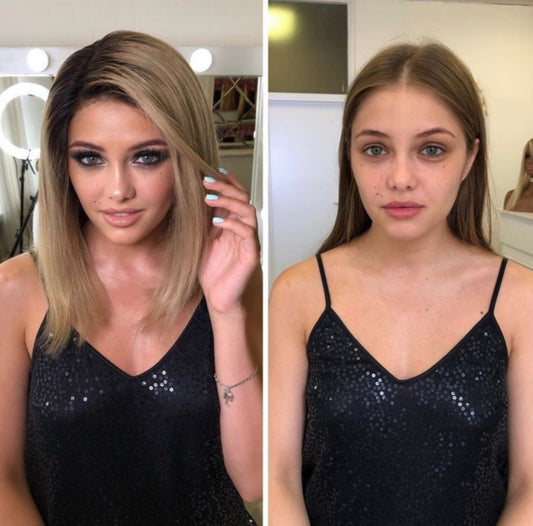 Perruque Blonde Cendré Modèle Naya