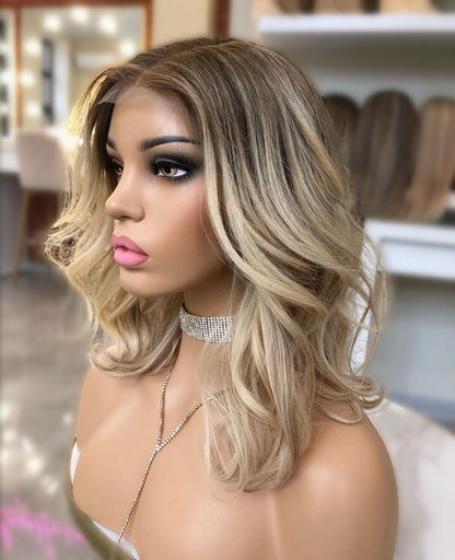 Perruque Blonde Ombré Modèle Nina